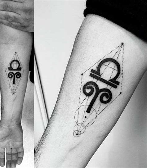 tatuajes del signo libra|60 ideas de Tatuaje de signo de libra 